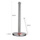 Free Standing Paper Towel Holder Hook Stainless Steel Kitchen Roll Suction Base