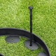 Garden Flexible Lawn Grass Plastic Edging Border 3meters+10 Extra Strong Pins Decorations
