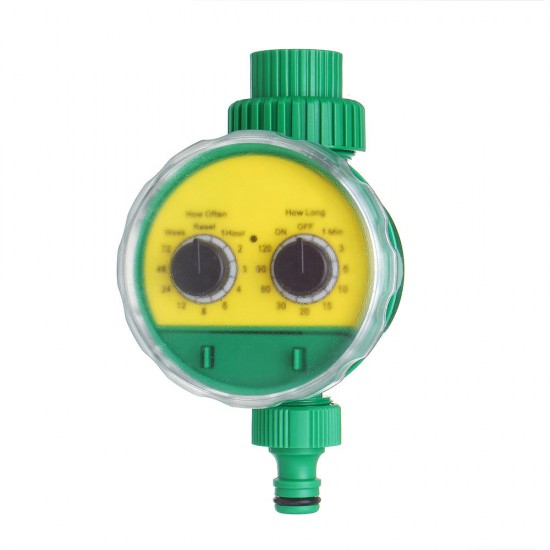 Garden Irrigation Timer Two Dial Electronic Water Controller Home Plant Flower Automatic Timing Tool Waterproof