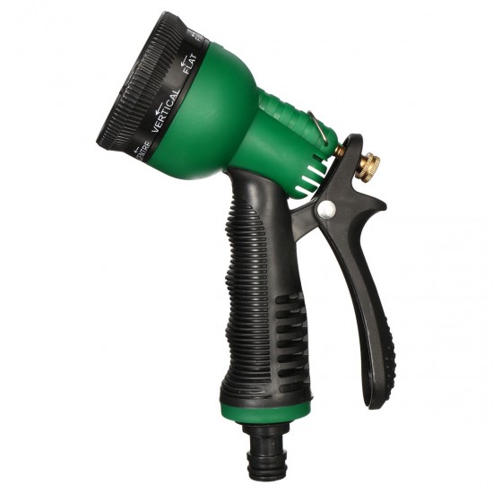 Green Car High Pressure Washer Hose Pipe Metal Nozzle Water Spray Garden Lawn