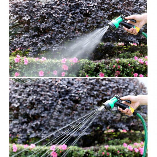 Green Car High Pressure Washer Hose Pipe Metal Nozzle Water Spray Garden Lawn