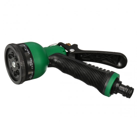 Green Car High Pressure Washer Hose Pipe Metal Nozzle Water Spray Garden Lawn