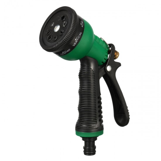 Green Car High Pressure Washer Hose Pipe Metal Nozzle Water Spray Garden Lawn