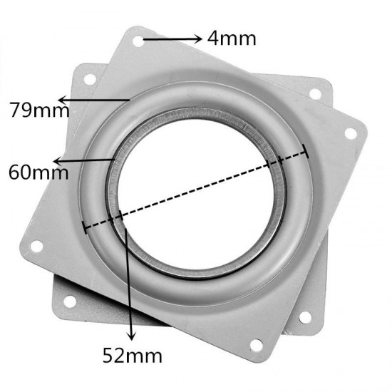 Heavy Duty Metal Bearing Rotating Swivel Turntable Plate