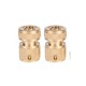High Pressure Brass Washer Misting Spray Nozzle Water Adapter Connector Water Hose Pipe Connectors