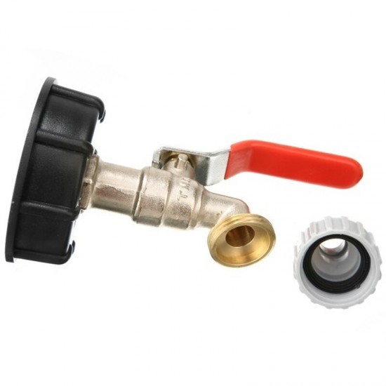IBC Tote Tank Valve Drain Adapter 1/2'' Garden Hose Faucet Water Connector Tool