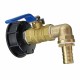 IBC Water Tank Faucet Outlet Fitting Connector Durable Brass Replacement Tool Garden