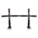 Indoor Black Metal Horizontal Bar On Wall Pull-ups Home Wall Fitness Exerciser Set