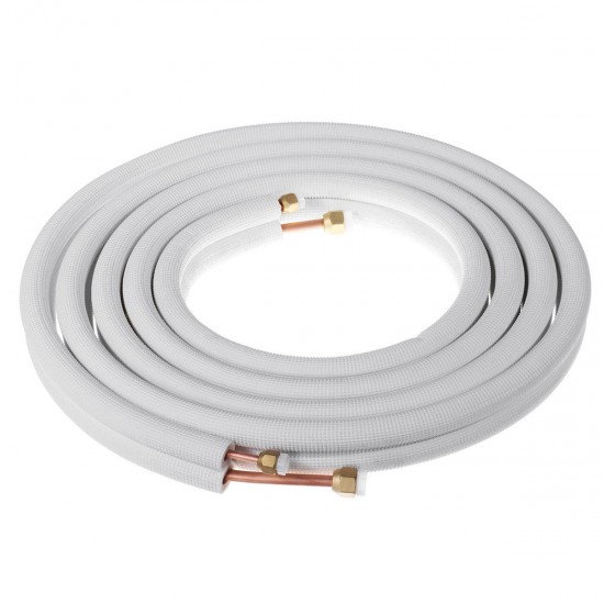 Insulation Pipe 5M White Embossing Air Conditioning Replacement Accessories Copper Line Set