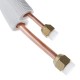 Insulation Pipe 5M White Embossing Air Conditioning Replacement Accessories Copper Line Set