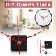 Kit Quartz Clock Movement Spindle Mechanism Parts Tool Set with Red Hands DIY