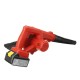 Leaf Blower Outdoor Grass Blower Garden Handheld Electric Battery Tool Waste Collection Bag