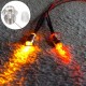 Lot 3MM Silver Chrome Metal Plastic LED Light Lamp Emitting Diode Bezel Holders
