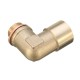 M18X1.5 Angled Lambda O2 Oxygen Sensor Extension Spacer Brass For Decat