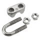 M2 M3 M4 M5 Wire Rope Clip 304 Stainless Steel Cable Rope Clamp