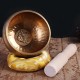 Meditation Yoga Singing Bowl Buddhist Chanting Bowl Therapy Mallet Mat Cushion