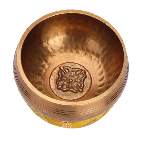 Meditation Yoga Singing Bowl Buddhist Chanting Bowl Therapy Mallet Mat Cushion