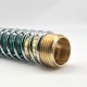 NPT 3/4'' Brass Coil Spring Hose Tube Threaded Garden Faucet Spring Coupling Adapter Hose Protector Irrigation Tap Connector Extension Pipes Fittings