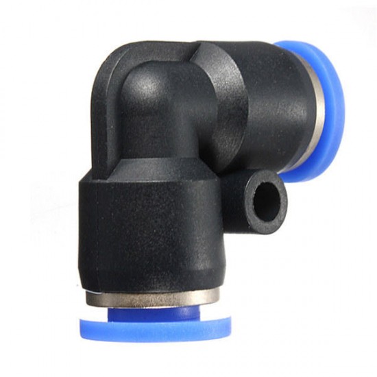 Pneumatic 2 Way Elbow Push in Fitting for Air Water Pipe from 4-16mm