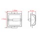 Recessed Toilet Paper Roll Holder Tissue stainless steel and zinc alloy Loaded Stand