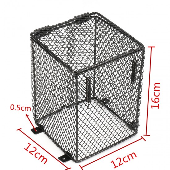 Reptile Basking Lamp Guard Mesh Cage Light Bulb Protector Enclosure Heat Safety