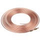 Roll Copper Steel 25 ft. 3/16'' Brake Line Pipe Tubing with 20 Pcs Kit Fittings Brake Female Male Nut