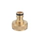 S60x6 IBC Faucet Tank Drain Adapter to Brass Garden Tap with 3/4'' Brass Nozzle Hose Thread Outlet Tap Connector Valve Fitting Parts for Home Garden