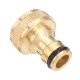 S60x6 IBC Tank Coarse Thread Adapter to Brass Garden Tap with 1/2'' Nozzle Pagoda Hose Tap Connector Replacement Multi-functional Valve Fitting Parts for Home Garden
