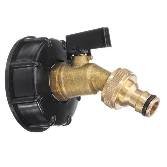 S60x6 IBC Ton Barrel Water Tank Connector Garden Tap Hose Barb Thread Faucet Fitting Tool Adapter Outlet Type Quick Connector