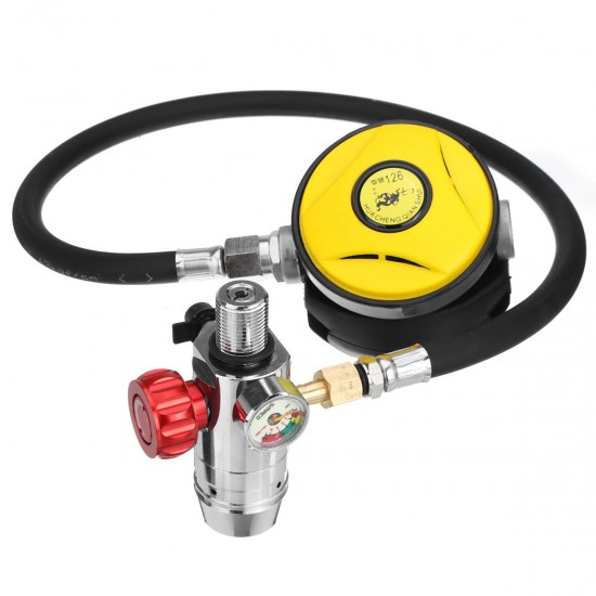 1L Scuba Oxygen Cylinder S400 Diving Air Tank Diving Respirator Valve Relieve Valve Kit