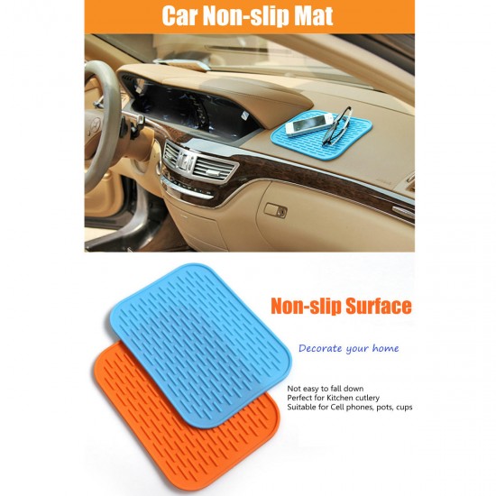 Silicone Non-slip Mat Heat Resistant Table Placemat Kitchen Sink Dishes Cup Dry Coaster
