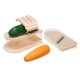 Slicer Potato Peeler Vegetable Cutter w/ Steel Blade Carrot Cheese Cutter