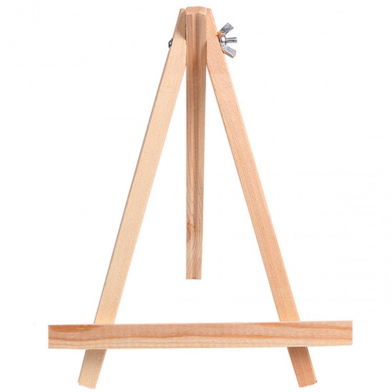 Small Wooden Timber Easel Photo Art Painting Display Rack Stand Holder 24cm