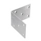 Stainless Steel 6 Holes Shelf Support Corner Joint Right Angle Fixed Bracket Code Furniture Parts