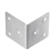 Stainless Steel 6 Holes Shelf Support Corner Joint Right Angle Fixed Bracket Code Furniture Parts