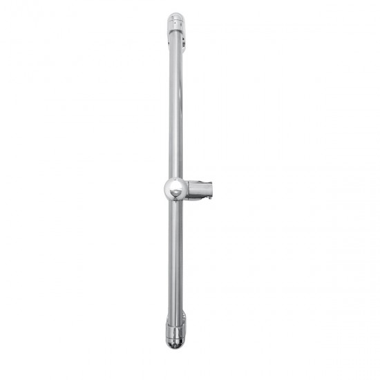 Stainless Steel Adjustable Riser Rail Bar Shower Stand Soap Stand Shower Head Towel Holder 610mm