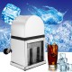 Stainless Steel Home Bar Manual Ice Crusher Shaver Machine Tray & Scoop Maker