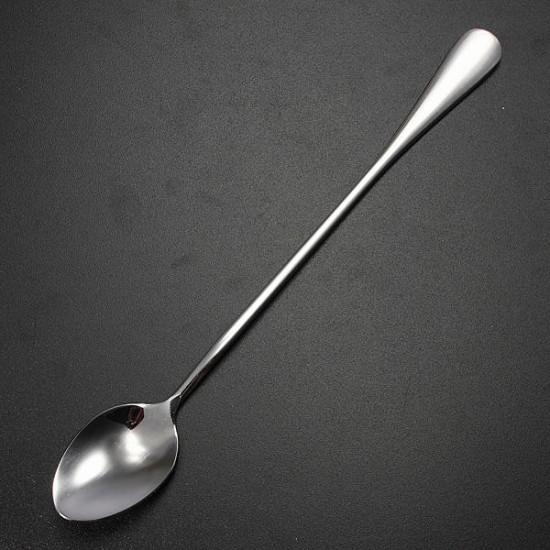 Stainless Steel Long Spoon Coffee Latte Ice Cream Cocktail Scoop