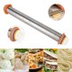 Stainless Steel Removable Rolling Pin Tools For Baking Dough Pizza Cookies 4 Sizes Adjusting Discs