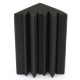 Studio Corner Soundproof Foam Acoustic Black Bass Trap Sound-absorbing Tile