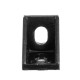 AJ20 10Pcs 2020 Black Aluminium Angle Corner Joint 2020 Series Aluminum Extrusion 20x20mm Right Angle Bracket Furniture Fittings