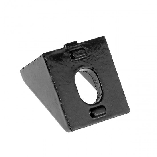 AJ20 10Pcs 2020 Black Aluminium Angle Corner Joint 2020 Series Aluminum Extrusion 20x20mm Right Angle Bracket Furniture Fittings