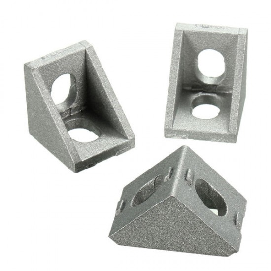 AJ20 Aluminium Angle Corner Joint 20x20mm Right Angle Bracket Furniture Fittings 10pcs