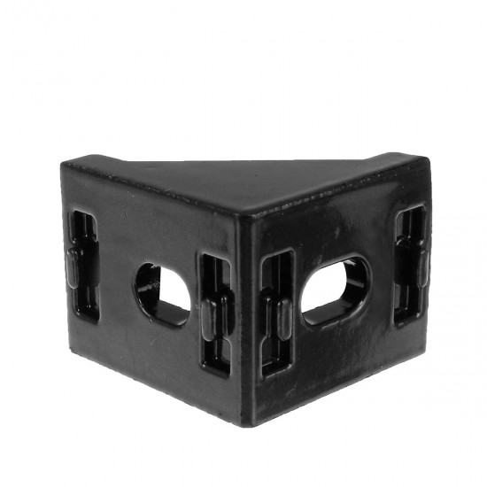 AJ28 10Pcs 2028 Black Aluminium Angle Corner Joint 20 Series Aluminum Extrusion 28x28mm Right Angle Bracket Furniture Fittings