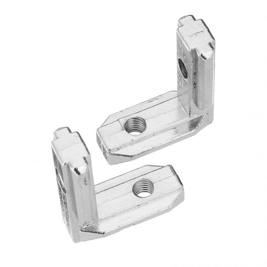 LJ30 5Pcs T Slot L Shape Inside Corner Connector Joint Bracket for 3030 Series Aluminum Profile