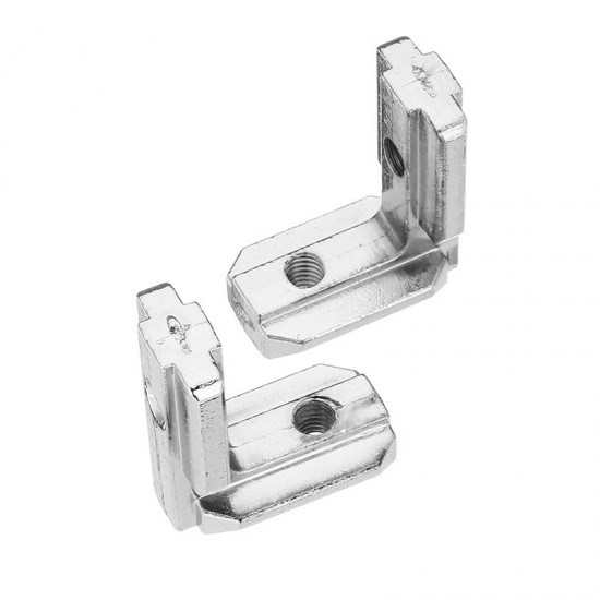 LJ40 5Pcs T Slot L Shape Inside Corner Connector Joint Bracket for 4040 Series Aluminum Profile