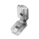 LJ40 5Pcs T Slot L Shape Inside Corner Connector Joint Bracket for 4040 Series Aluminum Profile