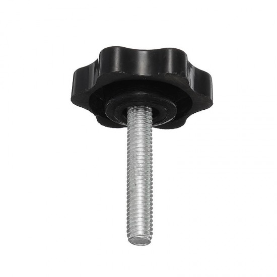 M6TS1 10Pcs M6 30mm Star Shape Head Thread Knurled Thumb Screw Clamping Grip Knob Screw