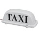 Taxi Magnetic Base Yellow LED Cab Taximeter Roof Top Sign Light Lamp White Box