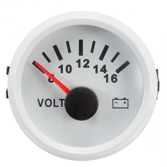 Volt Meter Gauge 8-16 Volts Caravan Boat Marine Voltmeter